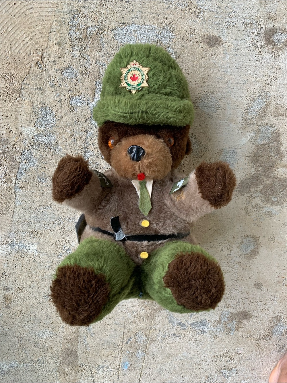 Vintage Corrections Canada Plush Bear